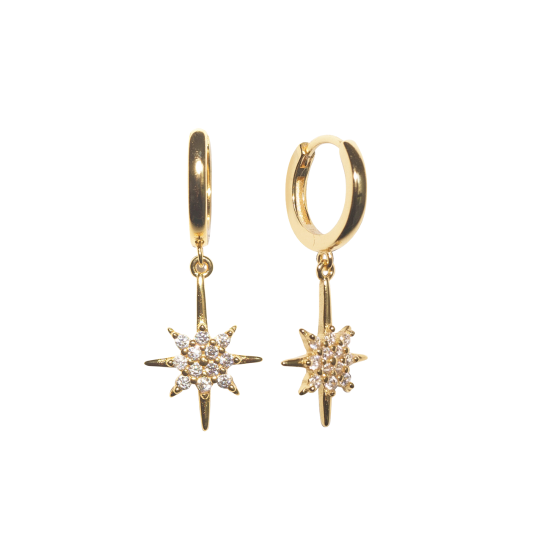 Starburst Hoops