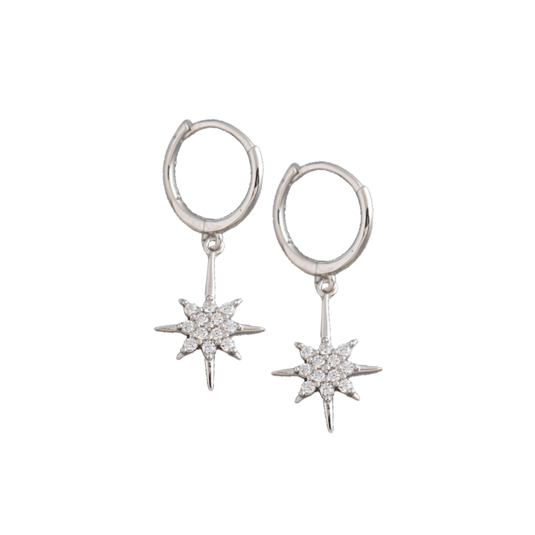 Starburst Hoops