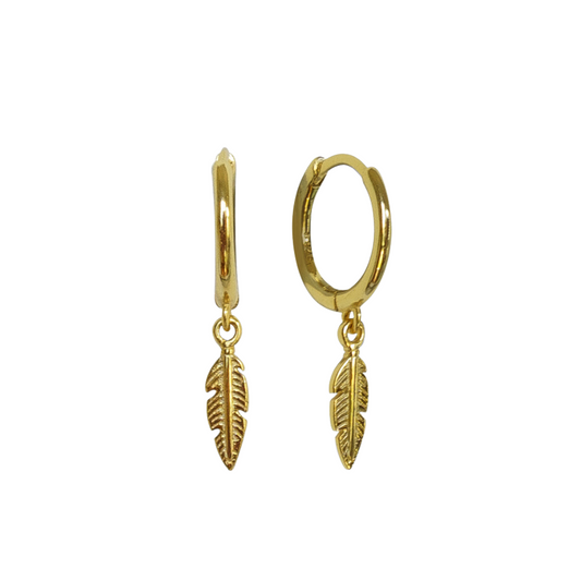 Light As A Feather Hoops | 18K gold plated | 925 | Slay jewellery | Stacked | modern | bold | limitless | hoops | ear stack | huggies | stackable | layered | everyday | demi fine | shell earrings | drop earrings | minimalist | gold | silver | small huggie | thick huggie | huggie hoop | chunky earrings | thick hoops | cz earring | nickel-free earrings | skin-friendly earrings