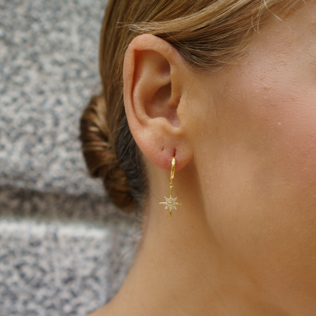 Starburst Hoops