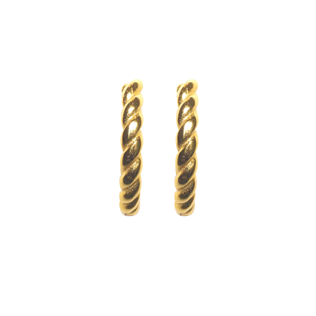 Twistie Huggie Hoops