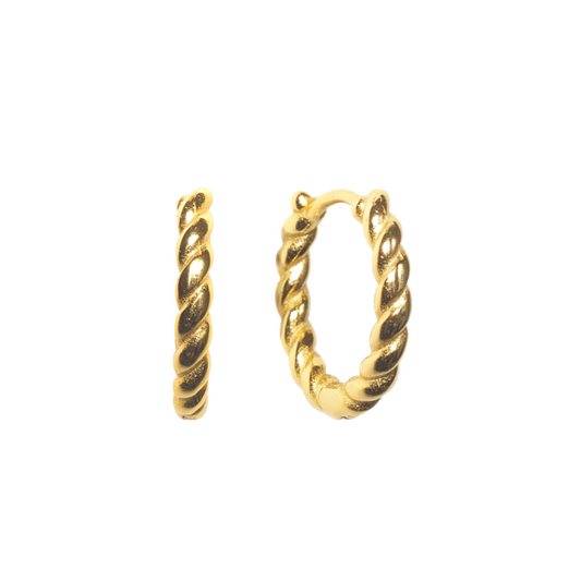 Twistie Huggie Hoops
