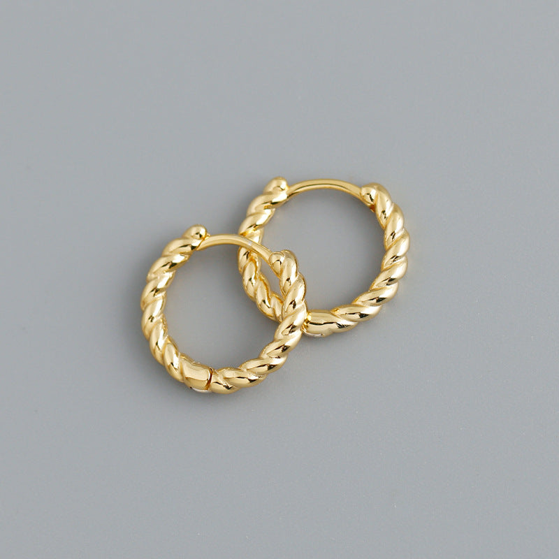 Twistie Huggie Hoops