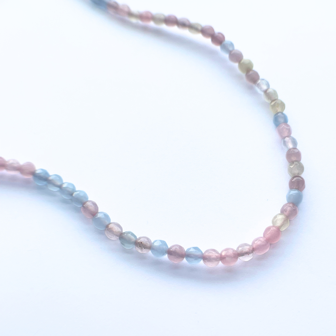 Bubble Gum Gemstone Necklace