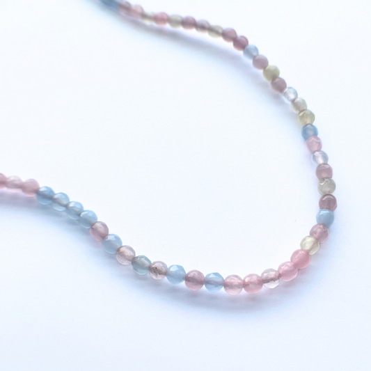 Bubble Gum Gemstone Necklace