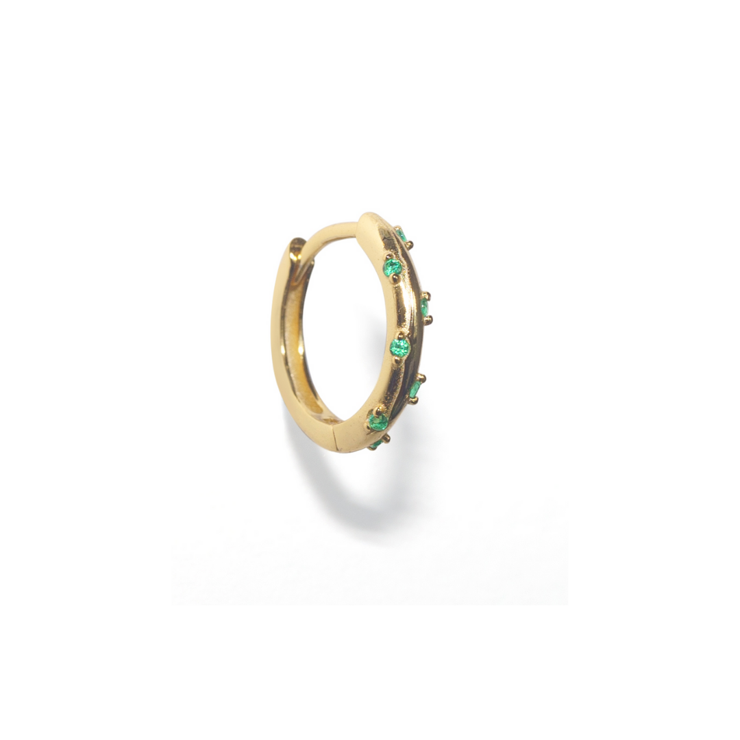 18K gold plated | 925 | Slay jewellery | Stacked | modern | bold | limitless | hoops | ear stack | huggies | stackable | layered | everyday | demi fine | shell earrings | drop earrings | minimalist | gold | silver | small huggie | thick huggie | huggie hoop | chunky earrings | thick hoops | cz earring | nickel-free earrings | skin-friendly earrings