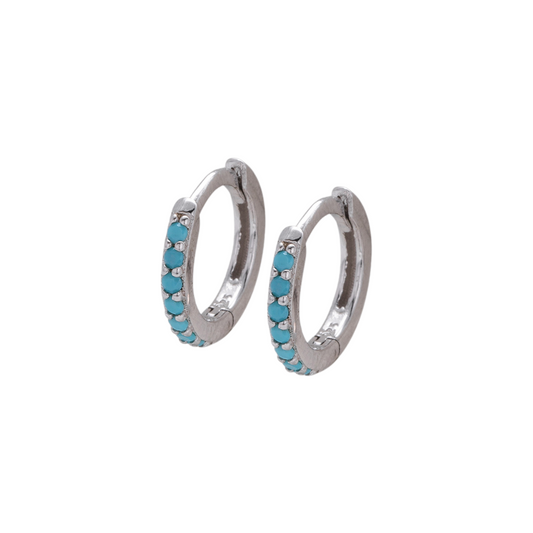 Sea Breeze Huggie Hoops